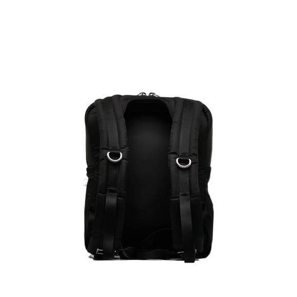 Prada Frankenstein Backpack 2VZ043 Black Purple Nylon Fur Women's